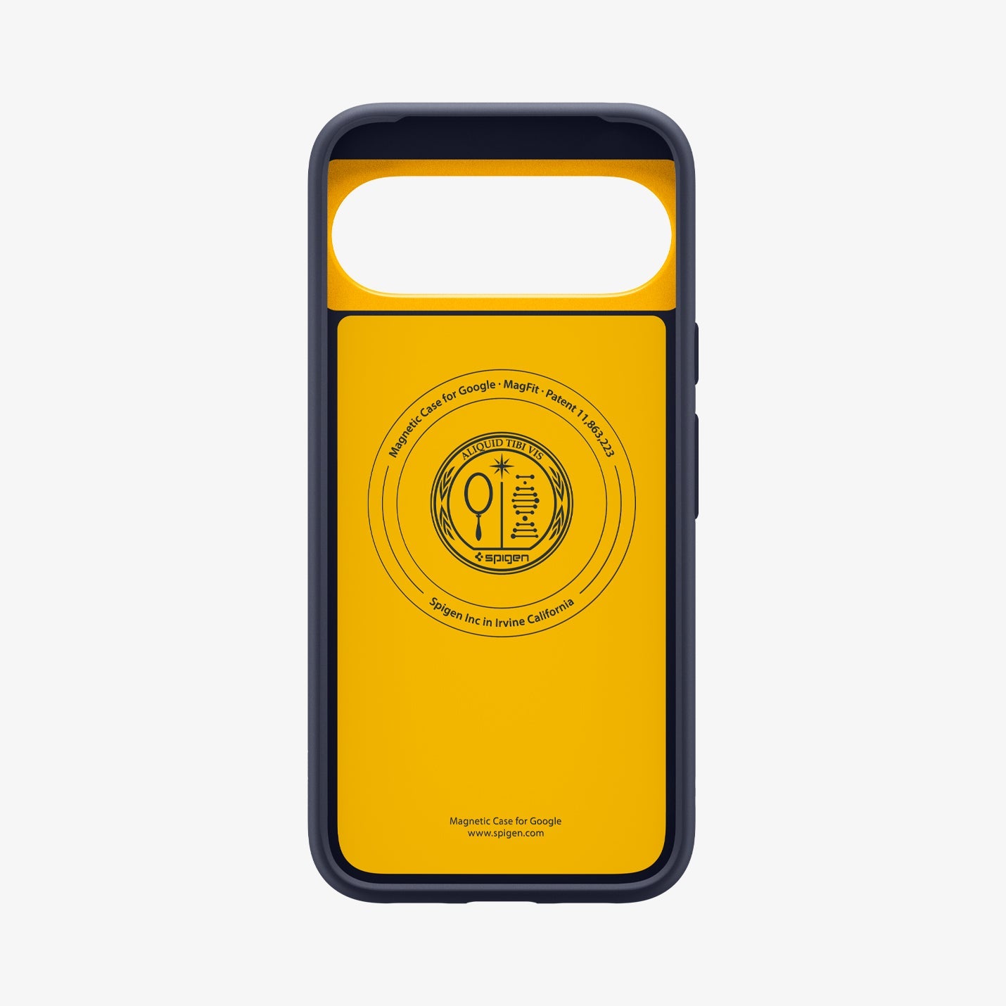 ACS09734 - Pixel 10 Pro XL Case Nano Pop (MagFit) in blueberry navy showing the inside of case