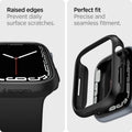 ACS04174 - Apple Watch Series (45mm) Case Thin Fit in black raised edges prevent daily surface scratches. Perfect fit precise and seamless fitment.