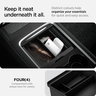 Tesla Model 3/Y - Sliding Centre Console Organiser Tray