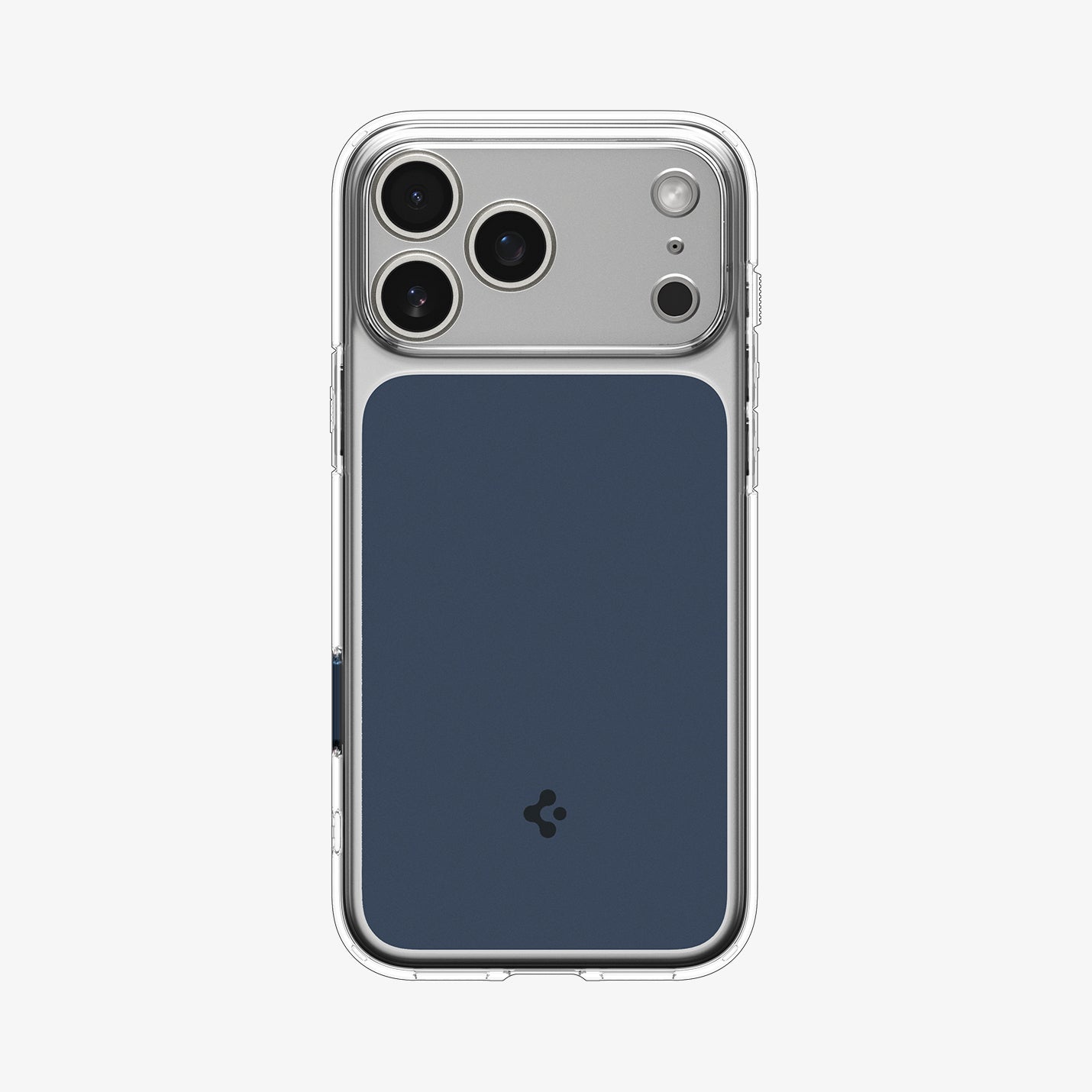 ACS10470 ACS10467- iPhone 17 Pro Ultra Hybrid T (MagFit) in Matte Blue showing the back