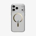 ACS10068 - iPhone 17 Pro Ultra Hybrid (MagFit) in Clear Gold showing the back